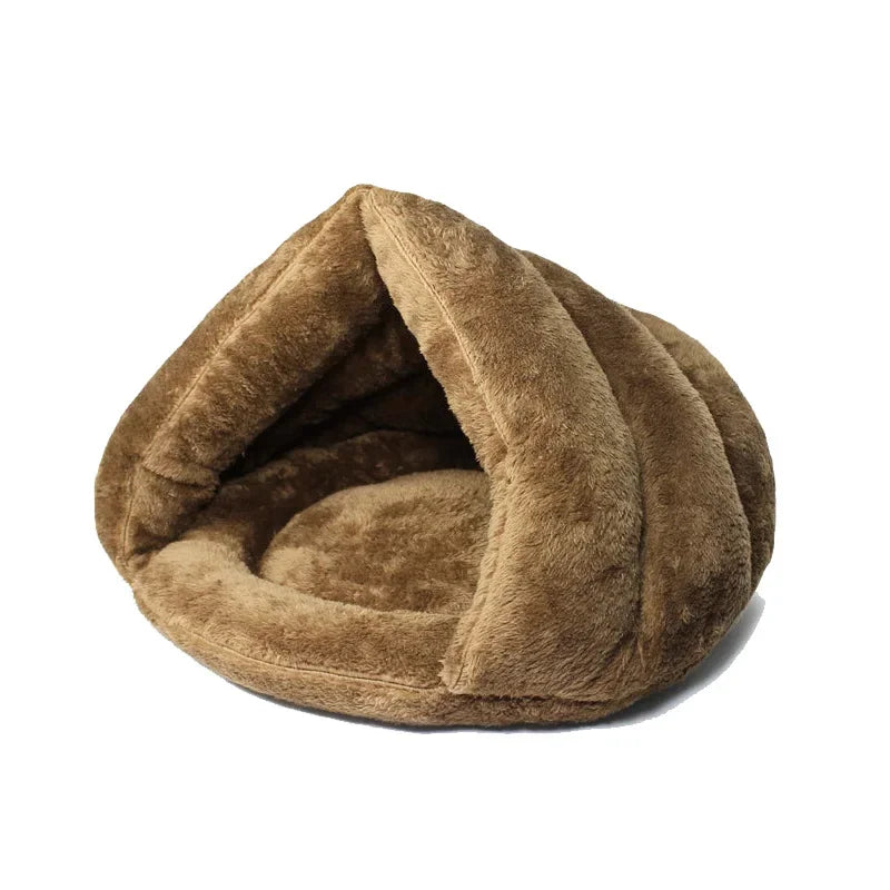 Estera para saco de dormir, cama para mascotas para gatos, perros, nido suave, cama para perrera, almohadilla para casa cueva, tienda de campaña, accesorios para camas cálidas y acogedoras para invierno