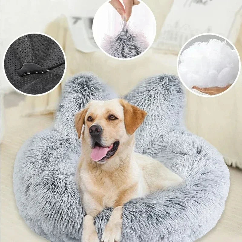 Cama de Gato de felpa súper suave, estera cálida de invierno, cojín para perro, alfombrillas para dormir para gatos, Nesk, perrera para cachorros, cama para mascotas, sofá, colchón