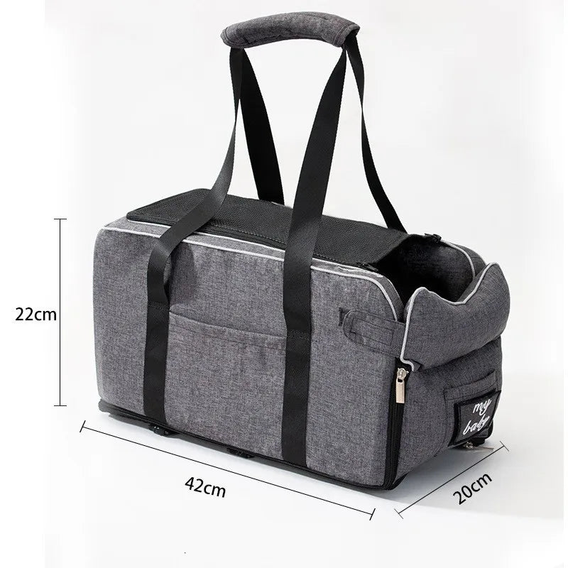 Winter Warm Pet Bag Outdoor Portable Cat Carrier Puppy Handbag Small Dog Backpack Car Seat Cute Pet Items Kitten Dog