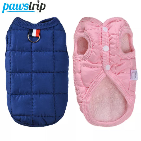 Winter Warm Dog Coat Jacket Windproof Dog Clothes for Small Dogs Padded Clothing Chihuahua Clothes Pet Supplies Fashion Style