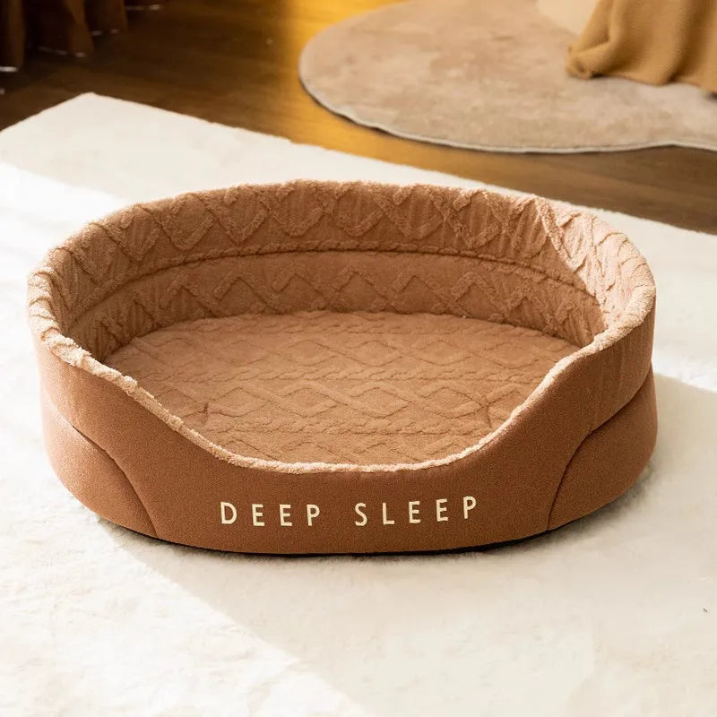 Big Bed Pet Sleeping Bed Large Dogs Pet Items Pet Medium Warm Cushion Mat Supplies Kennel Products Home Garden