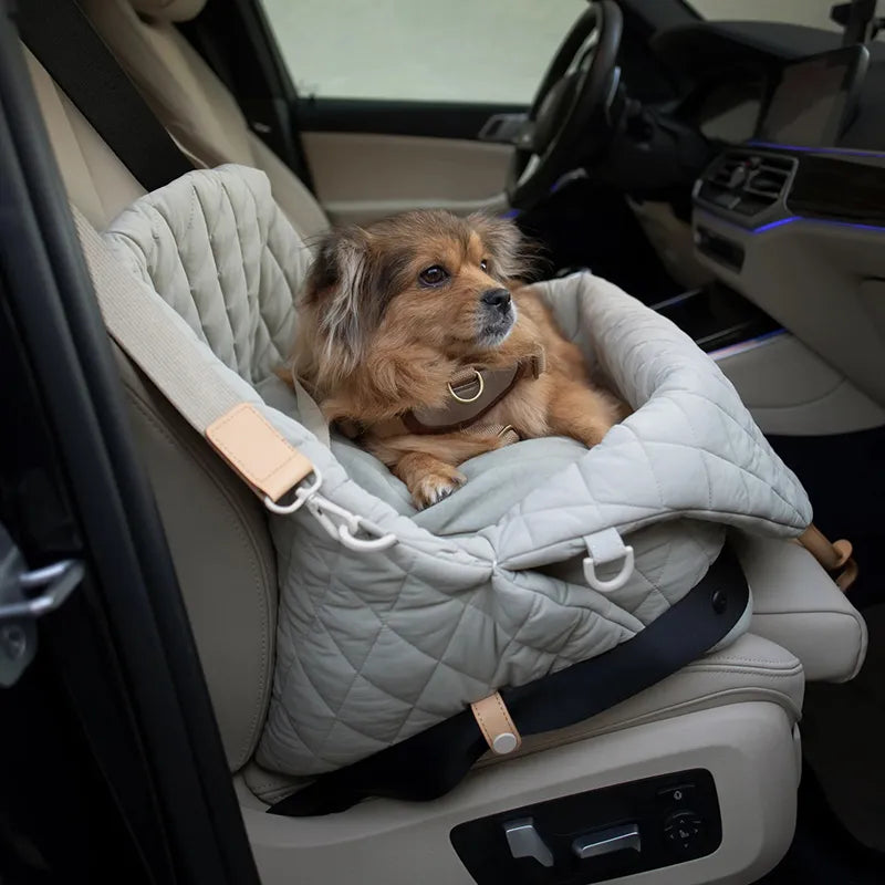 Dog Carrier Handbag Luxury Car Seat Pet Travel for Small Dogs Cat Portable Washable Puppy Carrier Tote Safety Pet Booster Accessories