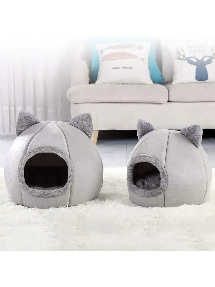 Casa cueva para gatos, tienda de campaña, cama con nicho, cama para mascotas, estera, nido, muebles para casa, bolsa, colchón, cojín para perro, sofá, saco cueva