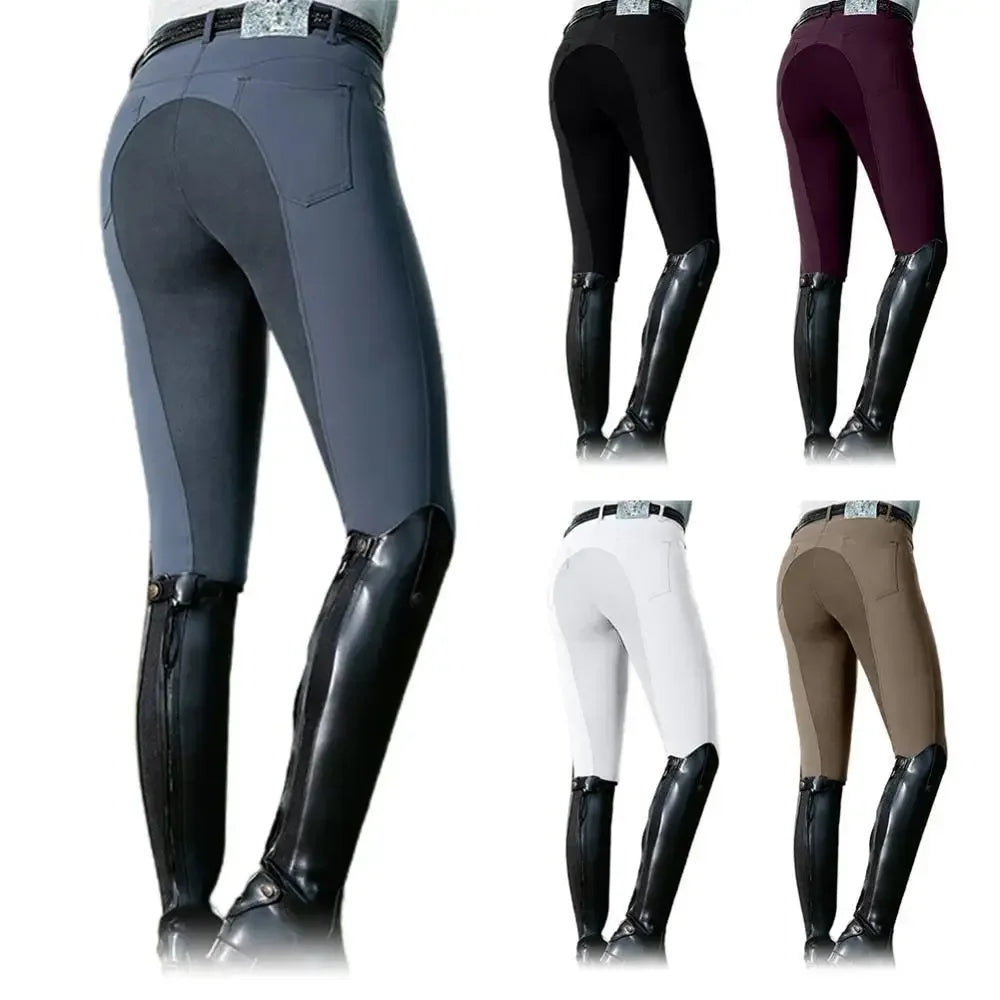 Leggings chevaux accessoires pour équitation fournitures équestres passe-temps pantalons d'équitation vêtements femme équipement fille Sport Stretch