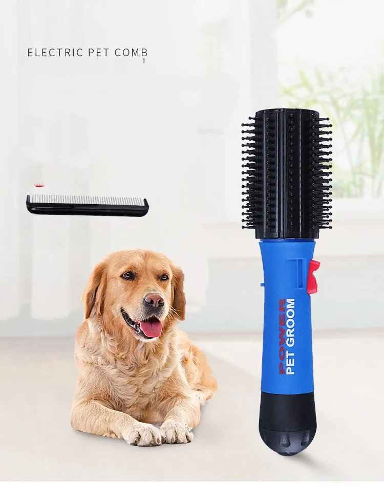 Peine eléctrico para piojos para mascotas, perros, gatos, pulgas, cepillo de plástico, nudo, peine para depilación de mascotas, cepillo para quitar el pelo, accesorios, Peineta