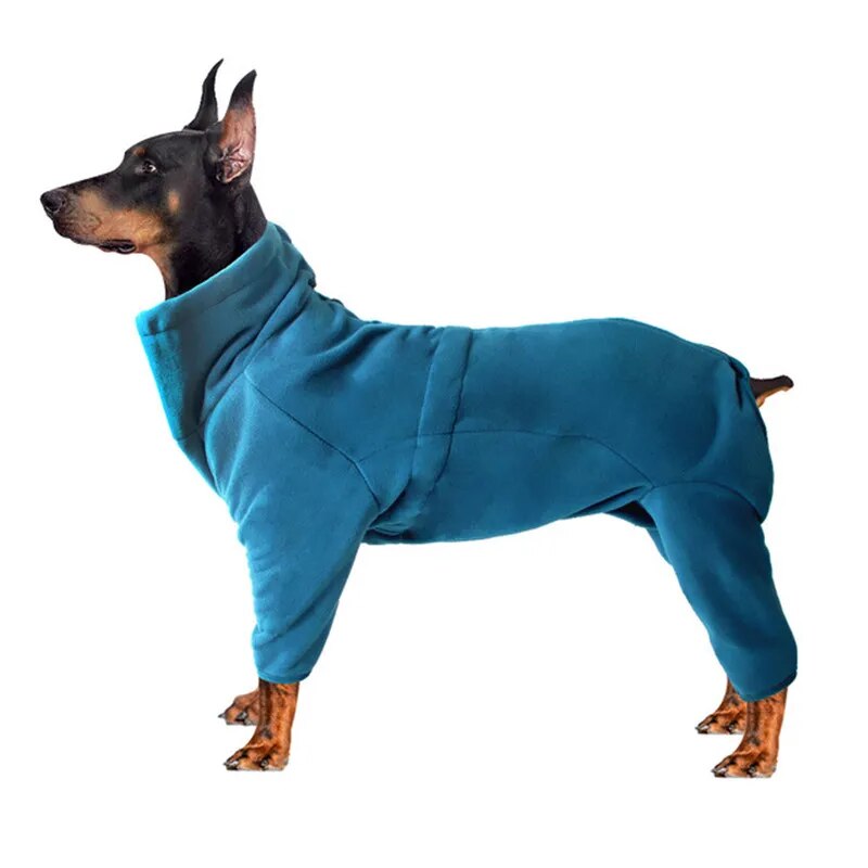 Sweat à capuche d'hiver pour animal domestique - Vêtements épais et chauds pour chiens de petite, moyenne et grande taille - Salopette réglable mâle/femelle pour Corgi - Style tendance