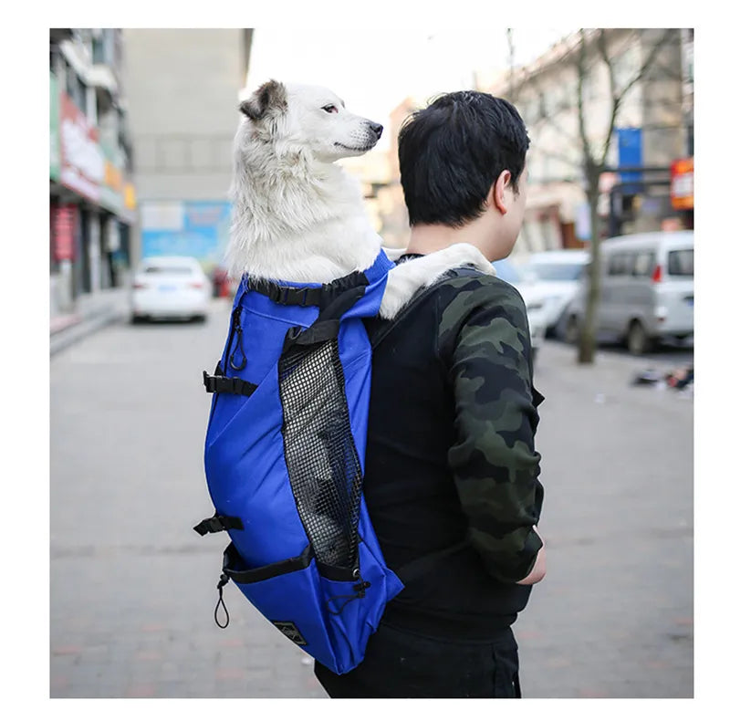 Breathable Dog Carrier Bag Portable Pet Outdoor Travel Backpack Reflective Carrier Bags for Cats French Bulldog Dog