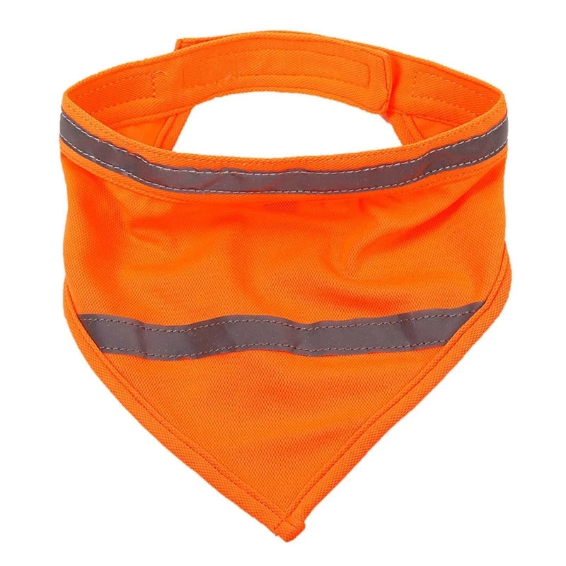 Bandanas para perros, babero reflectante, bufanda, cuello, accesorios para paseos nocturnos, camping