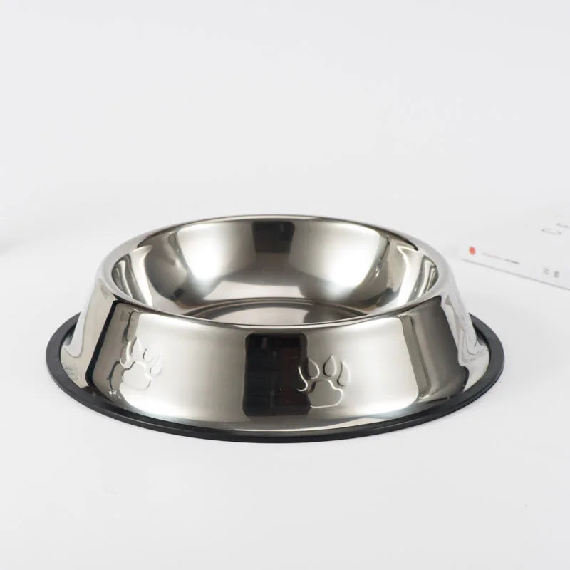 Cuencos para perros y gatos de 6 tamaños, alimentador de alimentación de acero inoxidable, cuenco de agua para perros, gatos, cachorros, plato de comida al aire libre XS/S/M/L/XL/XXL