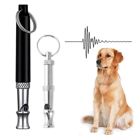 Silbato ajustable para perros, silbato de obediencia para adiestramiento de perros, repelente de sonido, Control para dejar de ladrar, silbato disuasorio para entrenamiento de perros