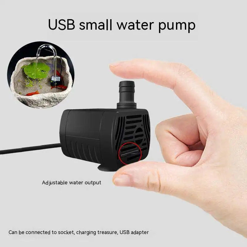 Distributeur de pompe de fontaine d'eau pour animaux de compagnie, accessoires de remplacement de fontaine à boire DC 5V USB 40dB Ultra-silencieux pour fontaine d'aquarium