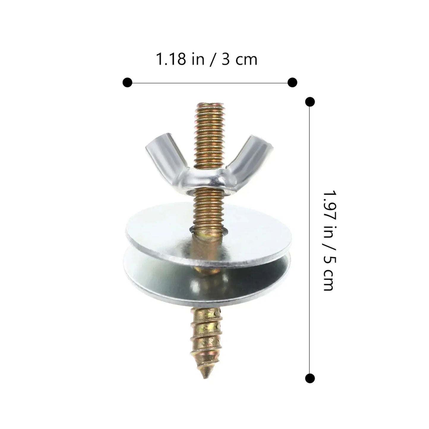 Kits de montage de vis d'écrou, 10 pièces, vis et écrous de perche pour Cage à oiseaux avec joints pour perroquets, jouets, support, griffes, tige de meulage