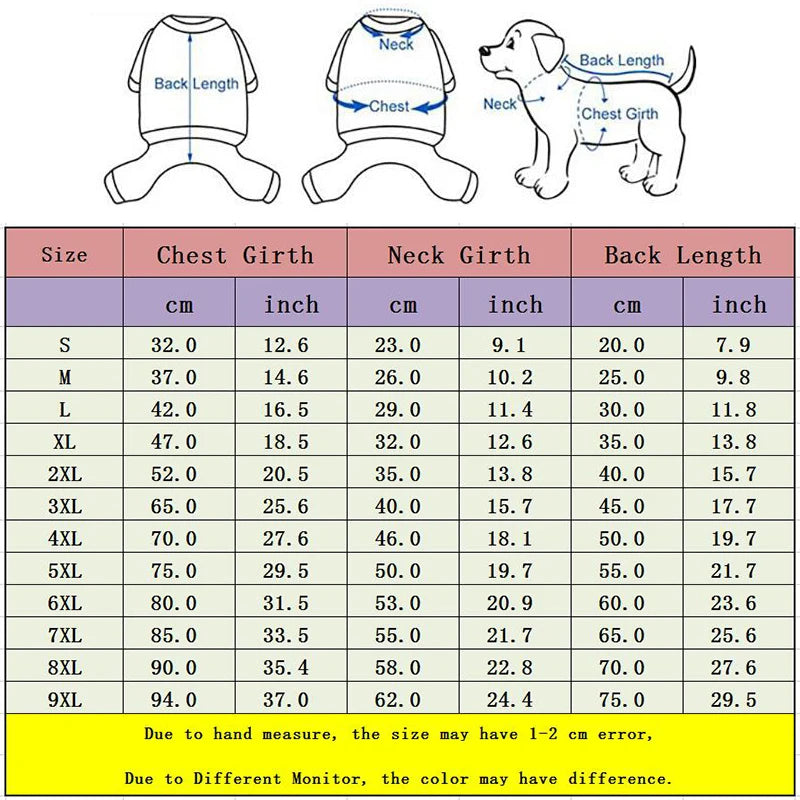 S-9XL Waterproof Dog Clothes for Small Medium Large Dogs Reflective Jackets Clothing Labrador Chihuahua Pug Apparels Pet Supplie