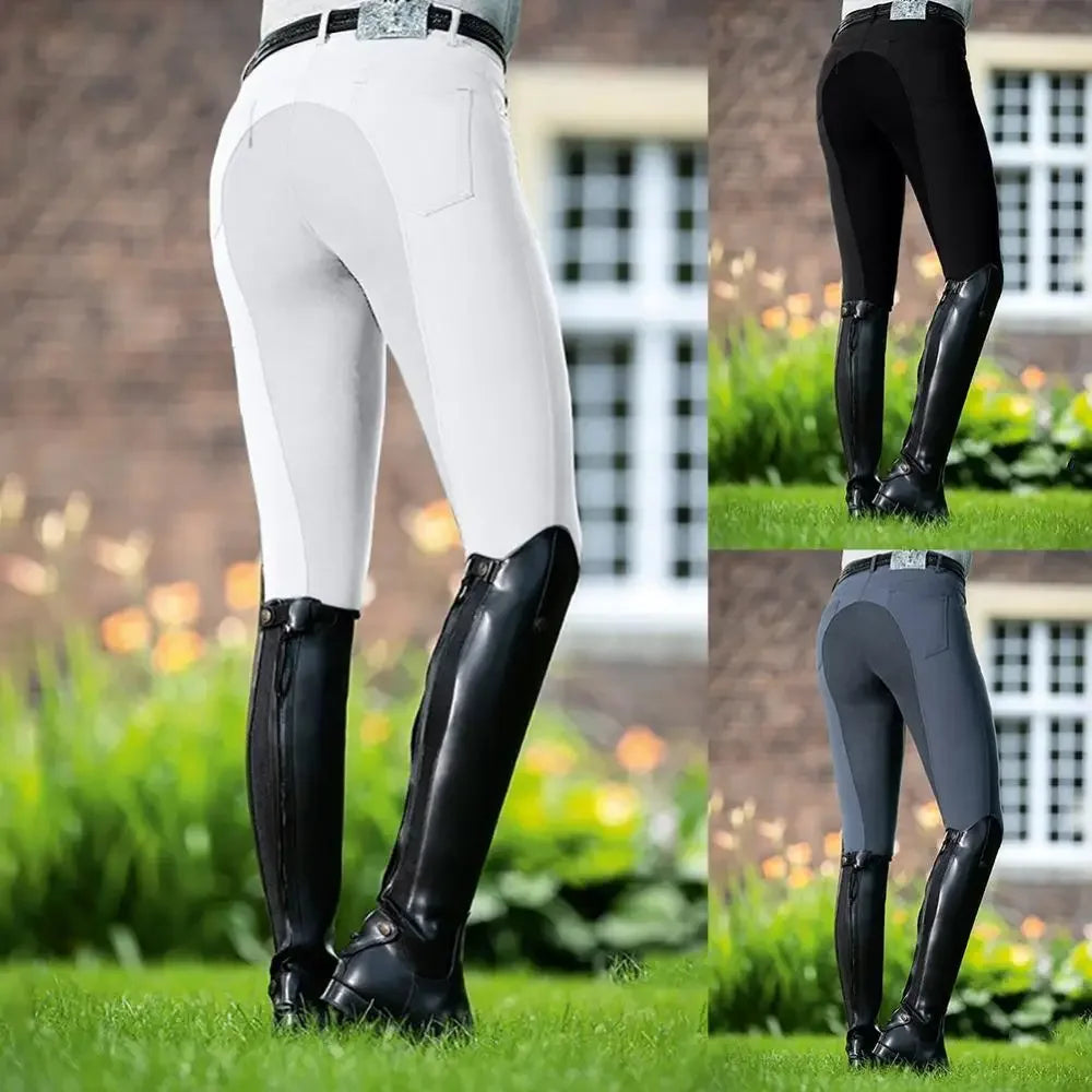 Leggings chevaux accessoires pour équitation fournitures équestres passe-temps pantalons d'équitation vêtements femme équipement fille Sport Stretch