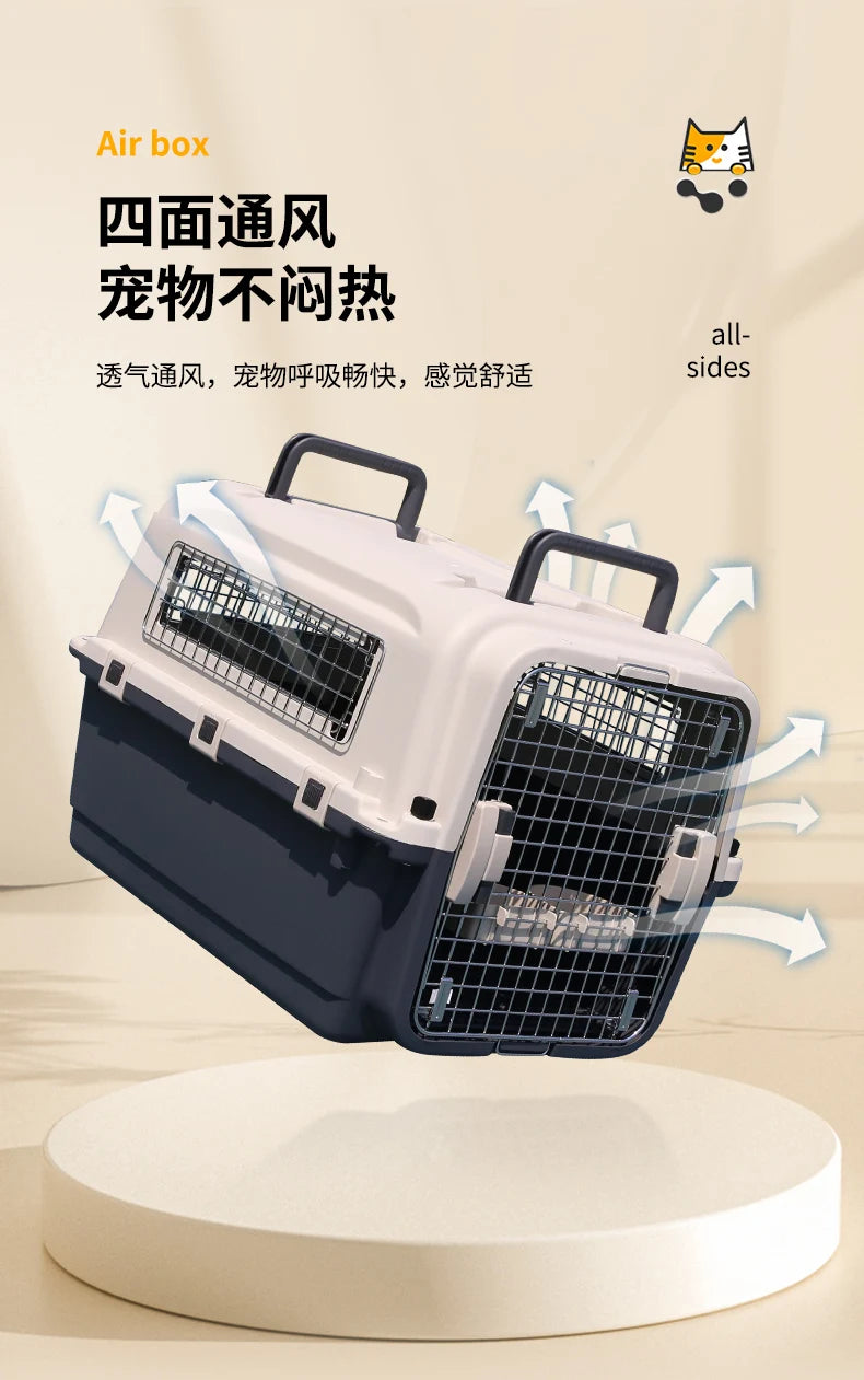 Accessories Plastics Dog Carriers Small Puppy Outdoor Walking Travel Dog Carriers Transport Kennel Sac Chien Pet Supplies