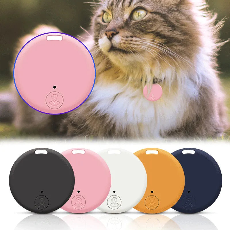 Chat chien GPS Bluetooth 5.0 Tracker dispositif Anti-perte rond dispositif Anti-perte animal de compagnie enfants sac portefeuille suivi localisateur intelligent