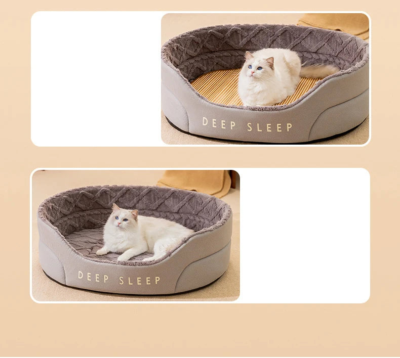 Big Bed Pet Sleeping Bed Large Dogs Pet Items Pet Medium Warm Cushion Mat Supplies Kennel Products Home Garden