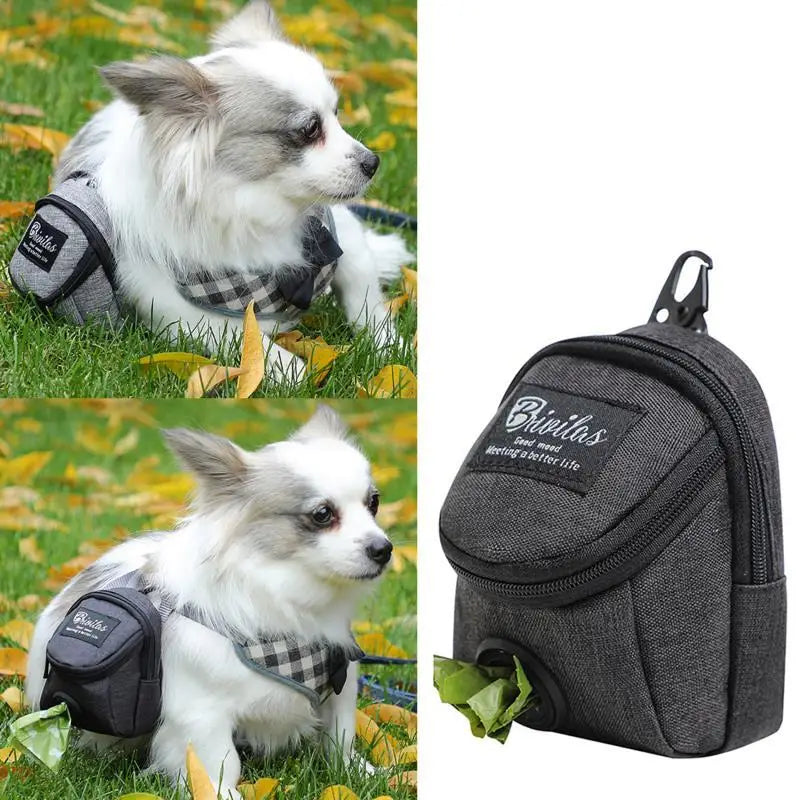 Sac de friandises Portable pour entraînement de chien, pochette de friandises en plein air pour animal de compagnie, sac de taille de récompense pour chiot, sac de merde pour chien, sacs de transport pour chiens