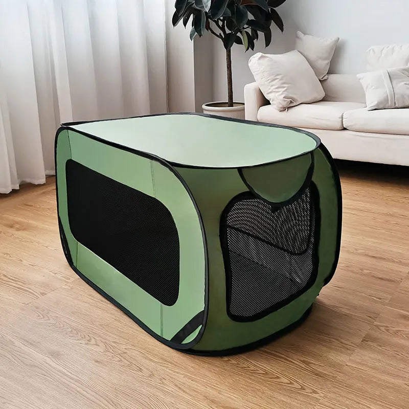 Cage d'extérieur pliable et Portable pour chien, coffre de voiture pour animaux de compagnie, transporteur respirant, tente pour chat, voyage pour chiot, Camping, sac de maison pour chien