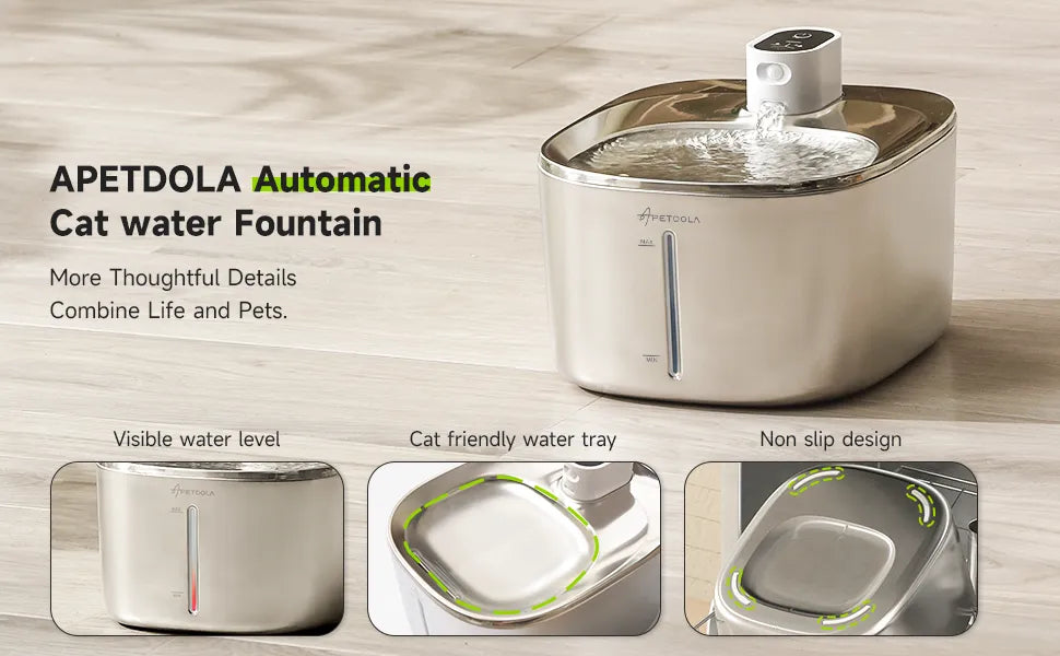 Fontaine d'eau sans fil pour chat, 4l, capteur automatique, fontaine à boire pour chats et chiens, abreuvoir, distributeur d'eau pour animaux de compagnie, accessoires