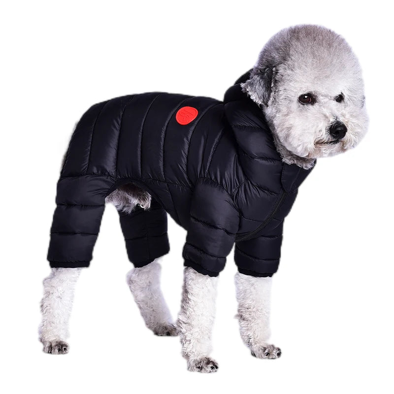 Ropa de invierno para perros Monos para perros pequeños y medianos Moda de lujo Abrigo acolchado de algodón ligero tipo plumón para cachorros Chaqueta suave y cálida Estilo de moda