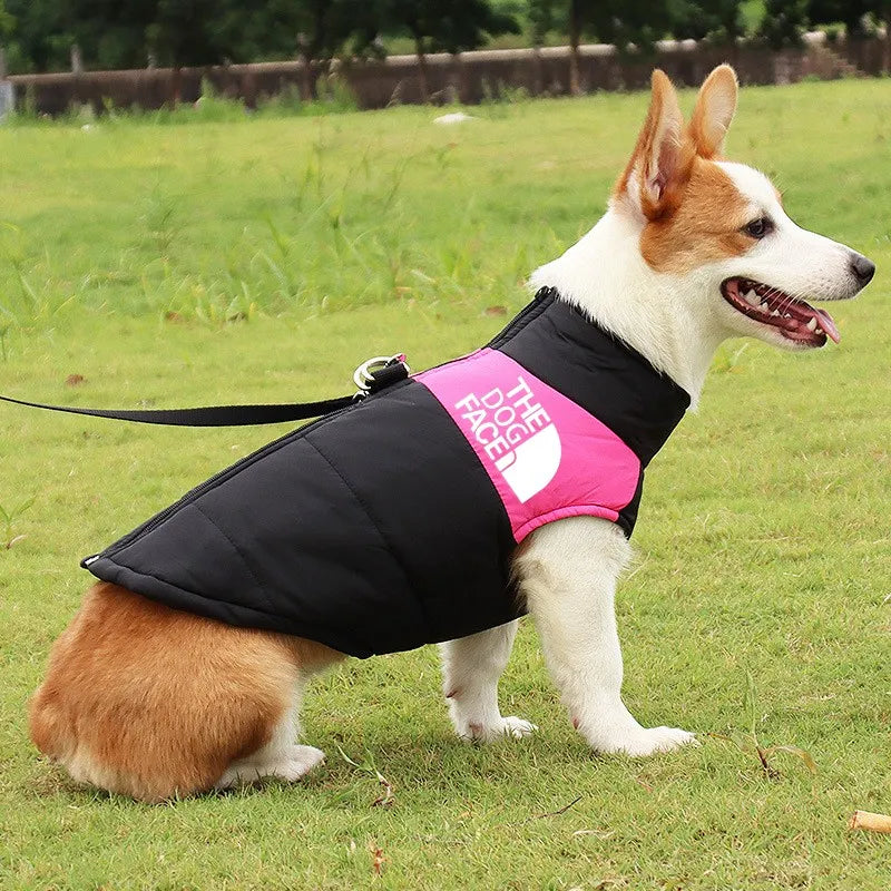 Ropa cálida de invierno para perros de compañía, chaleco para mascotas, chaqueta con cremallera, abrigos impermeables para perros pequeños, medianos y grandes, Bulldog Francés, Labrador