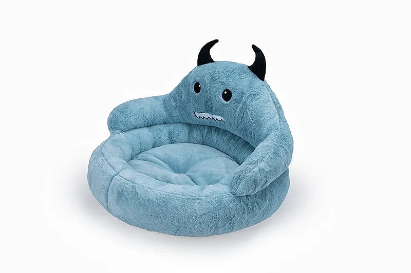 Sweet Cat Bed Warm Pet Basket Monster Shape Soft Long Pluh Mats Kitten Puppy Sleepping Bed for Dogs Pet Items Cat