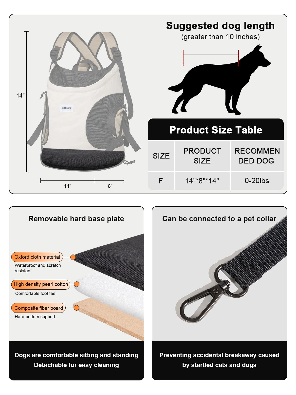 Bolsa de cabestrillo para el pecho de viaje para cachorros y gatitos, transportador frontal para perros y gatos, mochila portátil de lona transpirable con correa cruzada para el hombro