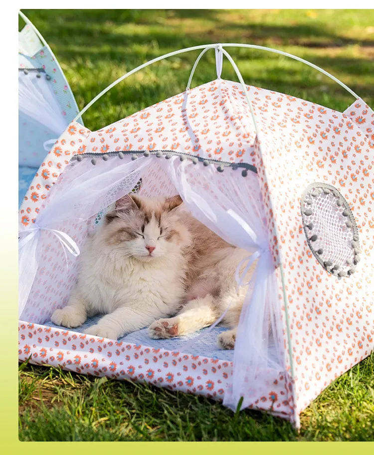 Cat Tent Bed Pet Products The Pet Closed Cozy Hammock with Floors Cat House Pet Small Dog House Products