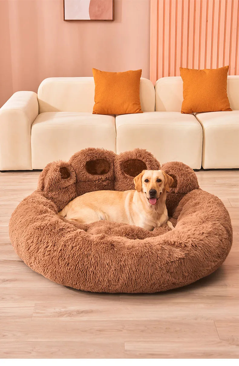 Lit moelleux pour chien, niche en peluche, produits pour animaux de compagnie, grands lits pour chiens, literie, panier de canapé, petit tapis pour chats, grand coussin, chiot, animaux de compagnie