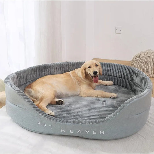 Cama suave de doble cara para Gato, casa para perros grandes, sofá cálido, cojín, cesta grande para mascotas, productos para perrera mediana