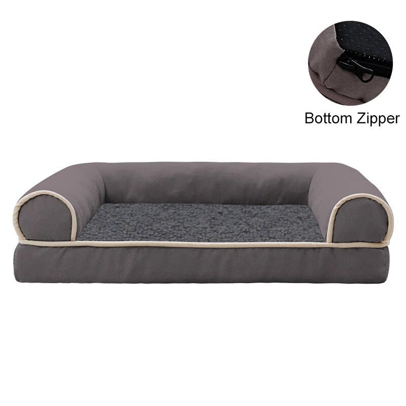 Nueva cama para perros, sofá para perros, sueño profundo, casa para perros pequeños, medianos y grandes, estera cuadrada gruesa y cálida para perros, perrera, producto para mascotas