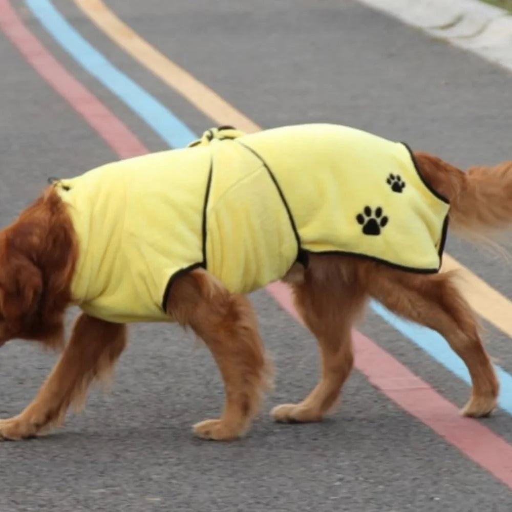 Albornoz para perros, Toalla de baño de microfibra para mascotas, toalla de ducha para perros pequeños, medianos y grandes, accesorios para perros Bulldog Francés