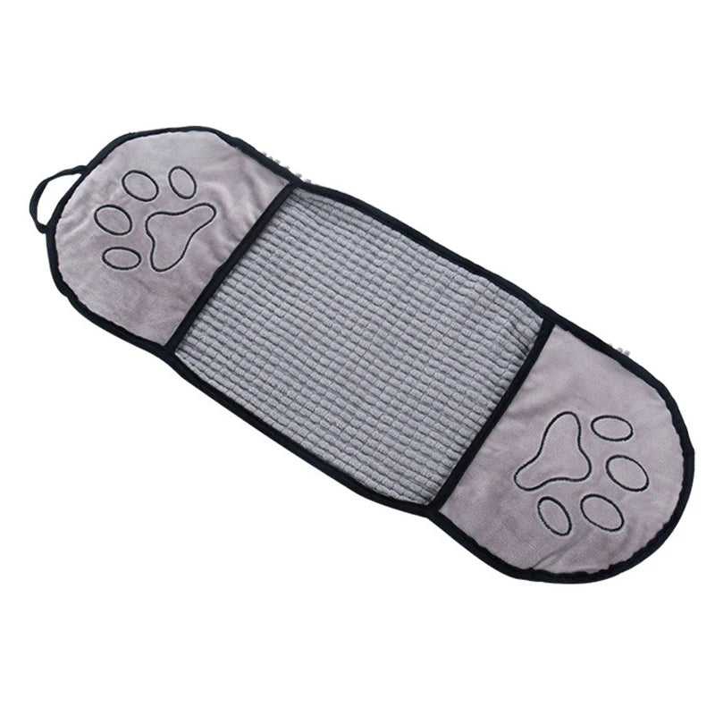 Toalla de baño absorbente de microfibra para perros y mascotas, toalla de secado fuerte absorbente de secado rápido, suministros de limpieza, albornoz, accesorios para perros