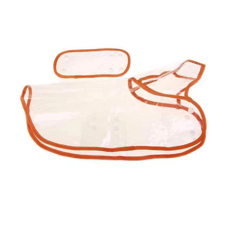 Chubasquero transparente para perro y cachorro, chaqueta impermeable con capucha para mascota, ropa suave de PVC, chubasquero para perros pequeños, Poncho de lluvia para cachorro