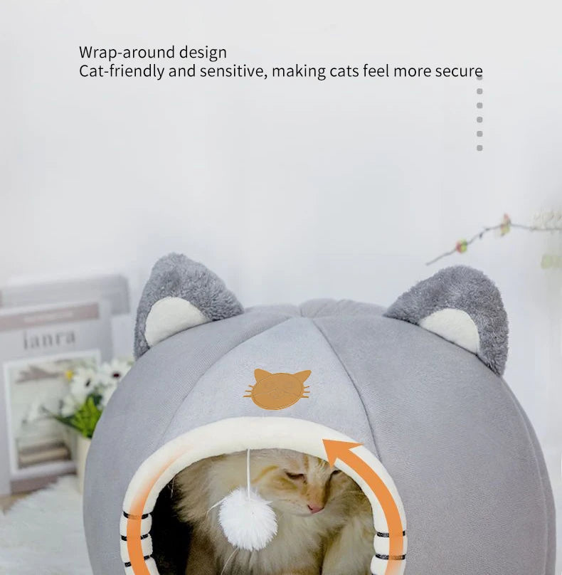 Puppy House Dogs Kennel Baby Nest Cat Hiding Litter Anti-Slip Winter Warmth All Seasons Supplies Sleeping Pet Beds