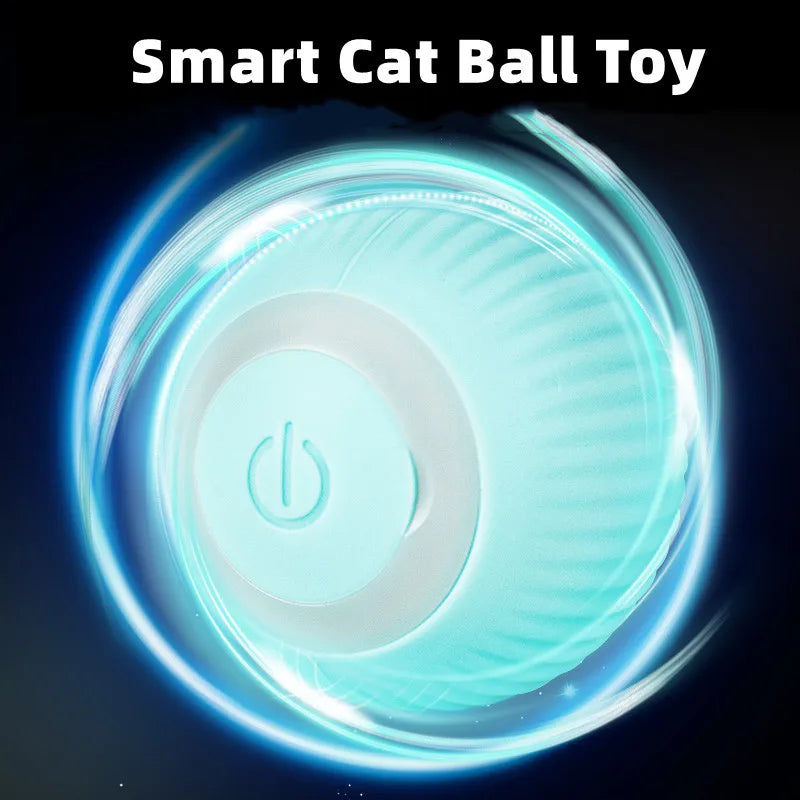 Juguetes eléctricos de bolas para gatos, juguetes de Gato elegantes rodantes automáticos, interactivos para entrenamiento de gatos, juguetes para gatitos automóviles para jugar en interiores