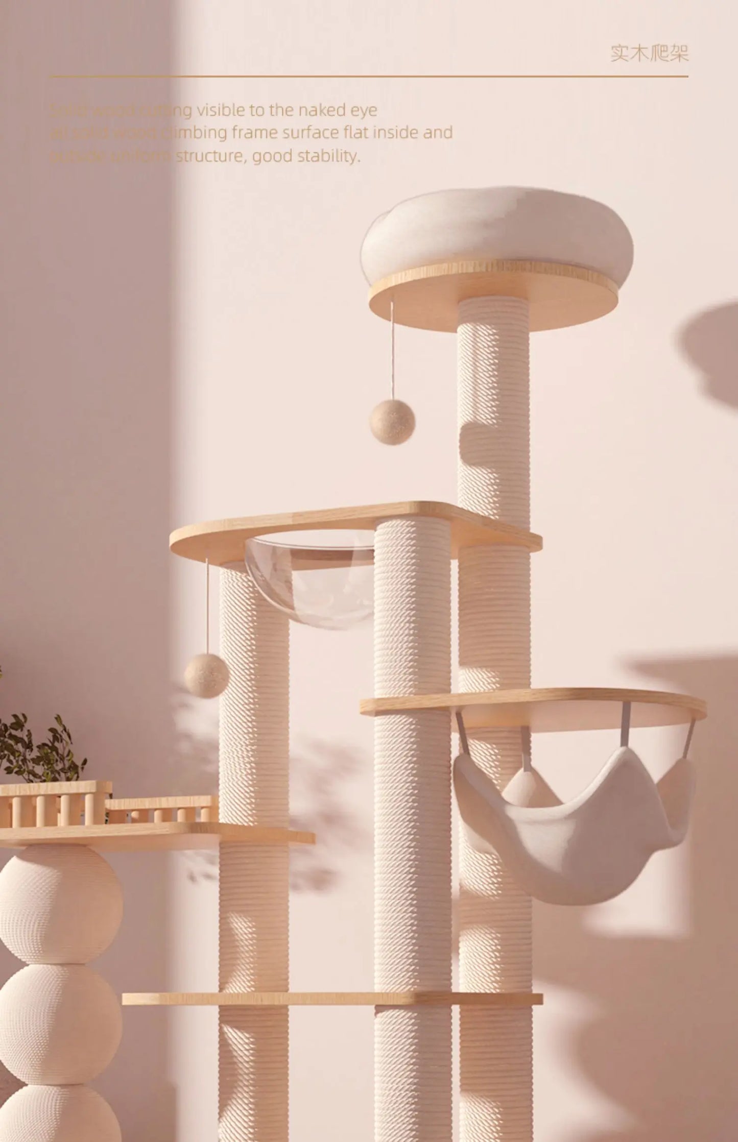 Torre árbol gato rascador juguete escaleras lujo gran patio Villa gato árbol escalada conjunto Gato productos para mascotas