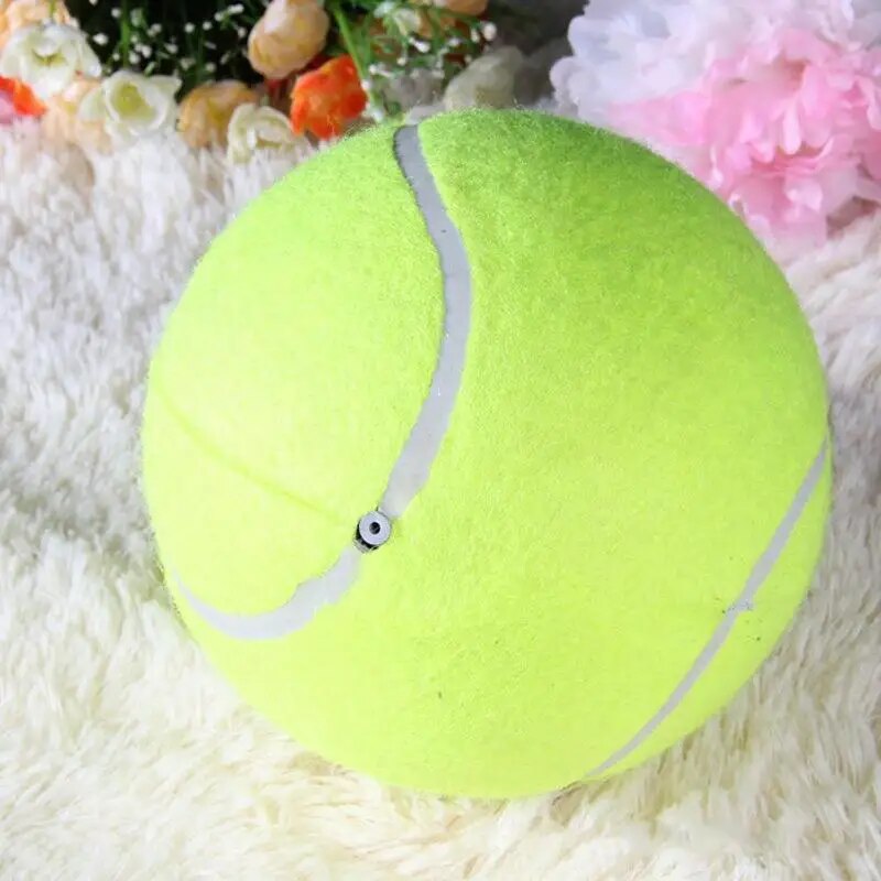 Pelota de tenis para perros de 7/8/9, 5 pulgadas, juguetes gigantes para mascotas, juguete para masticar perros, firma Mega Jumbo, pelota para niños, suministros de entrenamiento, felpa