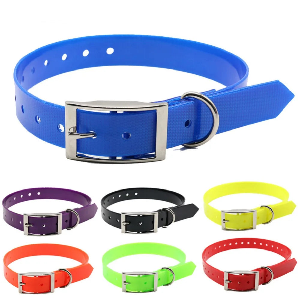 Nueva moda Collar para perro mascota TPU de alta calidad + nailon resistente al agua desodorante resistente a la suciedad collares fáciles de limpiar 7 colores suministros para mascotas