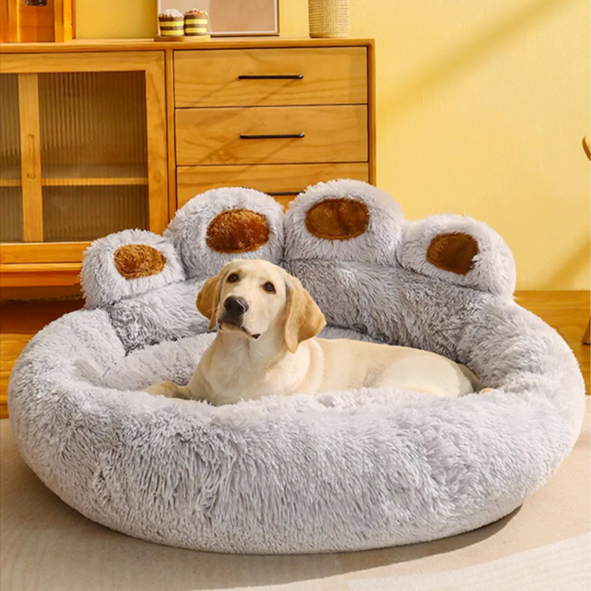 Lit moelleux pour chien, niche en peluche, produits pour animaux de compagnie, grands lits pour chiens, literie, panier de canapé, petit tapis pour chats, grand coussin, chiot, animaux de compagnie