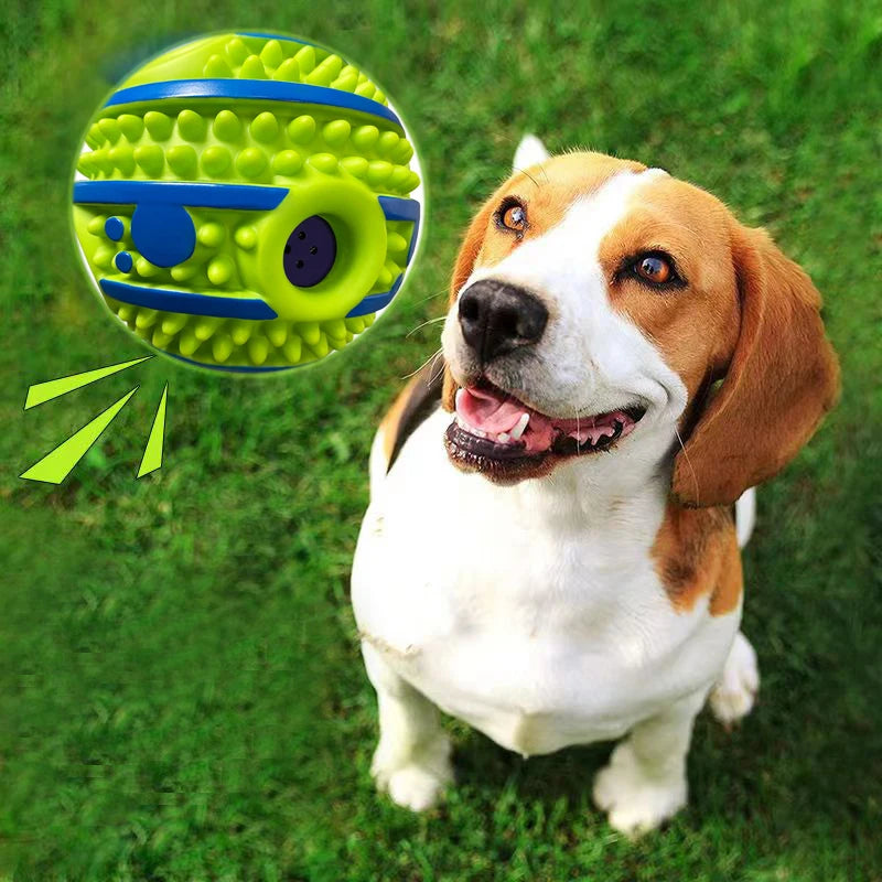 Wobble Wag Giggle Glow Ball Interactive Dog Toy Fun Giggle Sounds When Rolled or Shaken Pets Know Best As Seen On TV