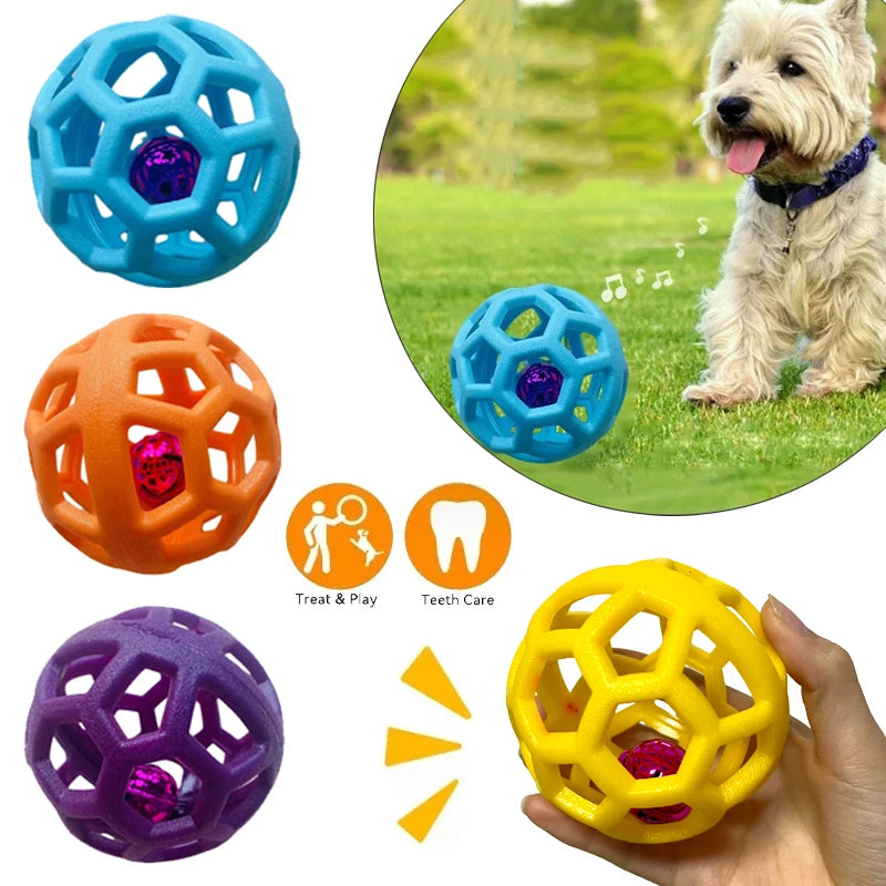 Pelota para masticar para perros, juguete TPR para mascotas, juguetes de entrenamiento interactivos para limpieza de dientes de perros pequeños y grandes, suministros molares, pelota para mascotas al aire libre