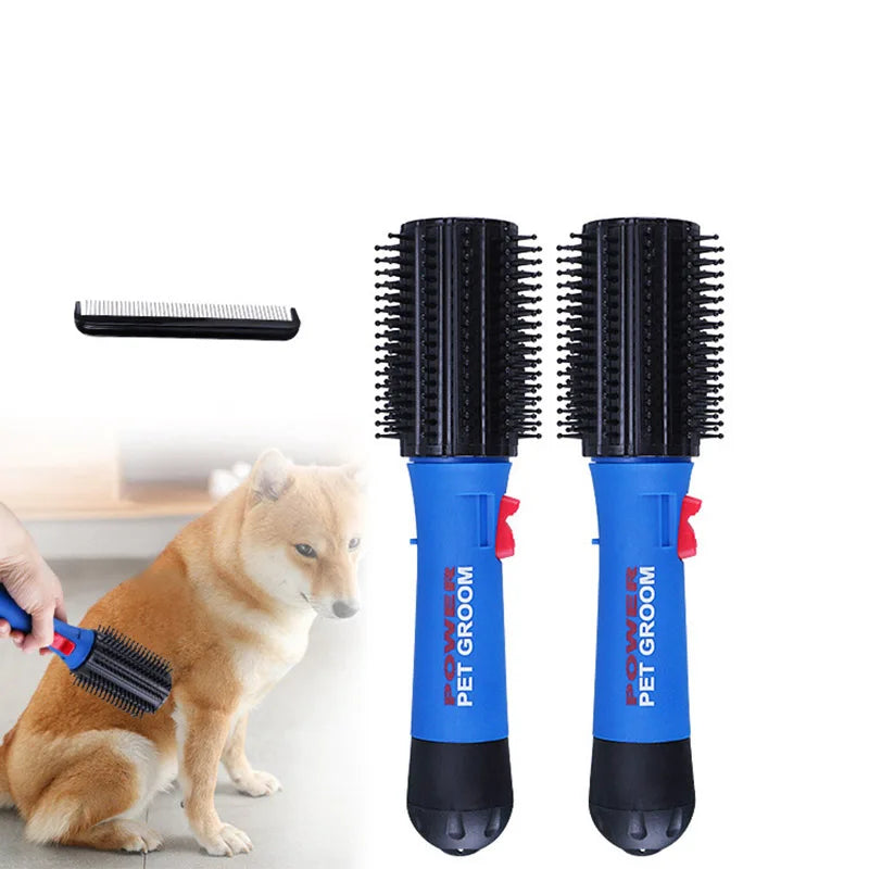 Peine eléctrico para piojos para mascotas, perros, gatos, pulgas, cepillo de plástico, nudo, peine para depilación de mascotas, cepillo para quitar el pelo, accesorios, Peineta