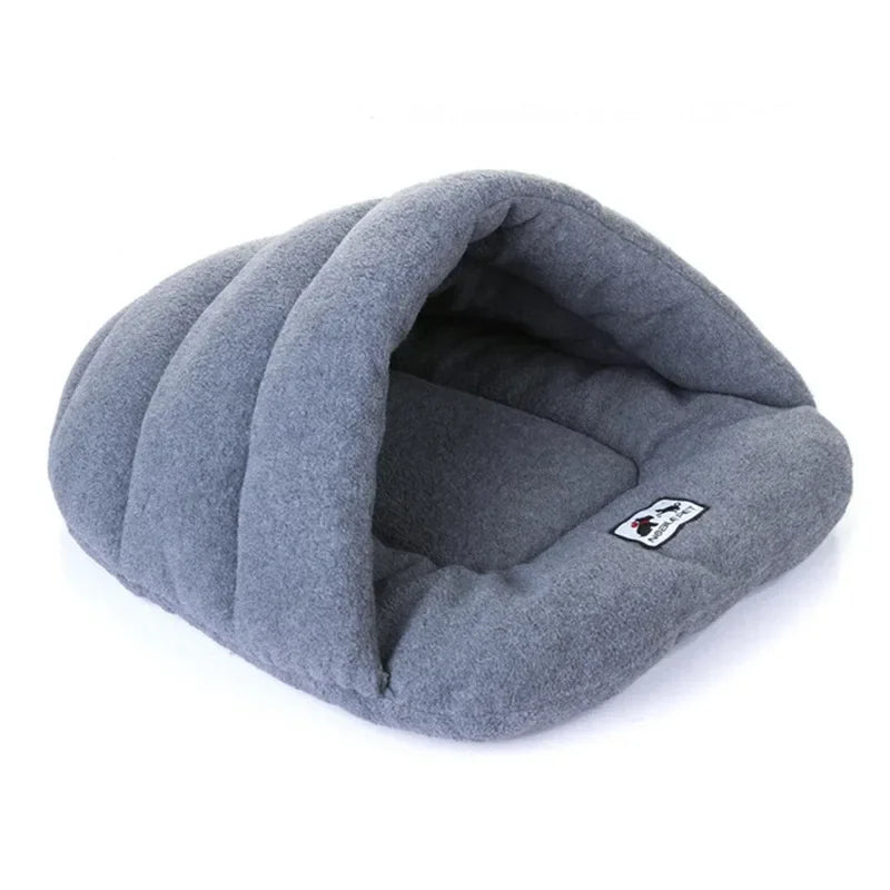 Invierno zapatilla cálida forma cojín para mascotas casa cama para perro casa suave cómoda cama para perro gato productos de alta calidad