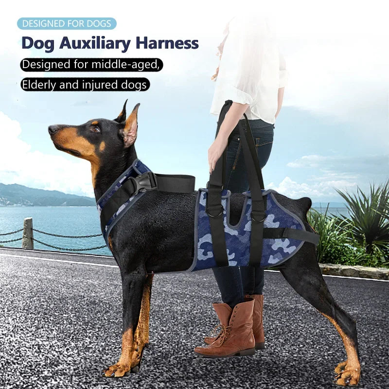 Harnais de levage réglable pour chien, pattes avant et arrière, gilet pour chien, Support de levage pour aide canine, rééducation ligamentaire, accessoires pour animaux de compagnie