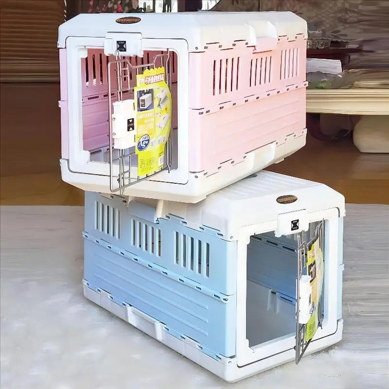 Breathable Cat Carrier Box Carrying Safe Travel Crate Transport Cage Carrier Basket With Handle For Indoor Puppy Car Outdoor