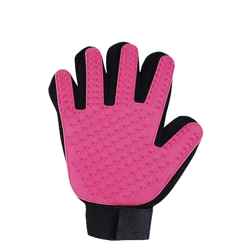 Guantes para quitar el pelo de gato, limpieza de belleza para mascotas, aseo, masaje efectivo, peines para perros, cepillo flotante, 6 colores, 1 ud.