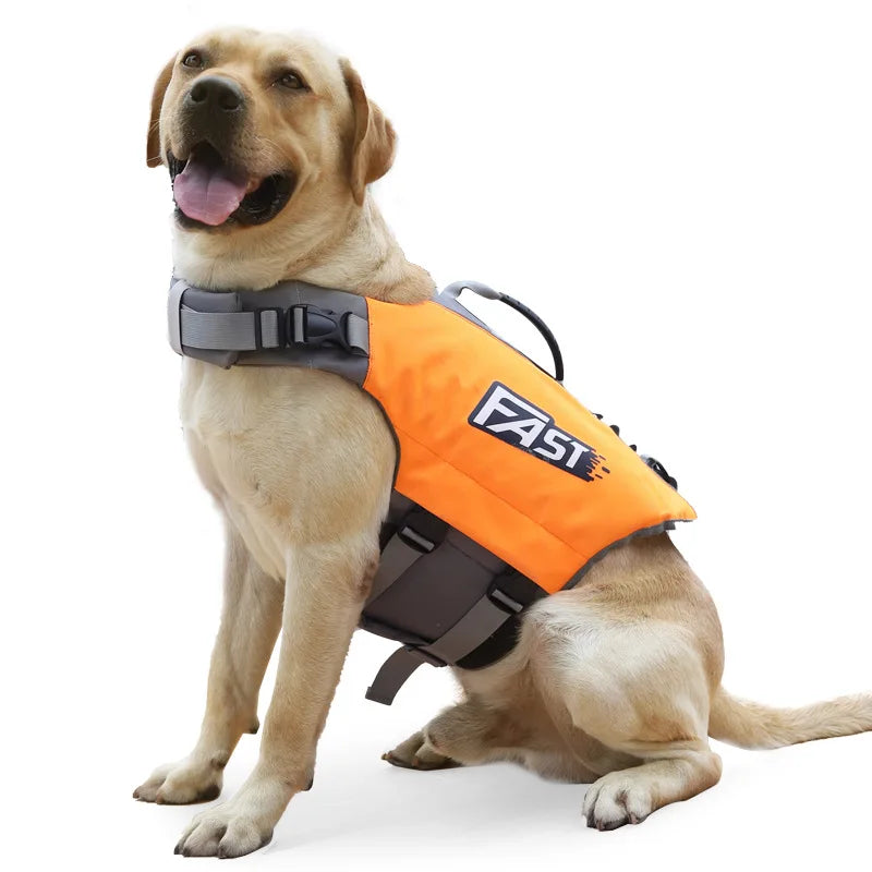 Chaleco salvavidas para mascotas, chaleco salvavidas para perros con hebilla ajustable, ropa para cachorros, abrigo salvavidas de seguridad para perros para nadar, canotaje, accesorios de caza