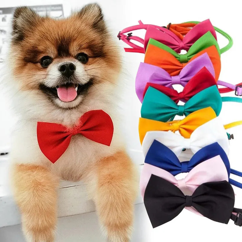 Collar con nudo para perro y gato, correa ajustable divertida y bonita, accesorios para perros, corbata para mascotas, suministros para cachorros, estilo de moda